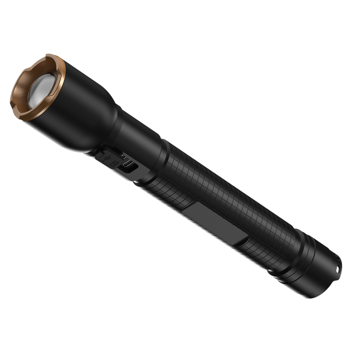 Duracell DF6000R LED Taschenlampe mit USB-C Ladeanschluss und Li-ion Akku