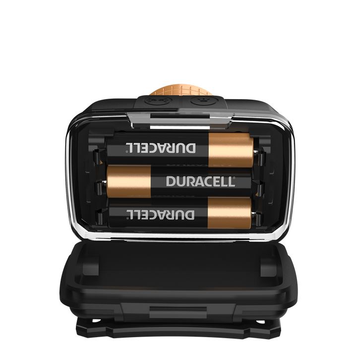 Duracell DH400 LED Stirnlampe mit Batterien