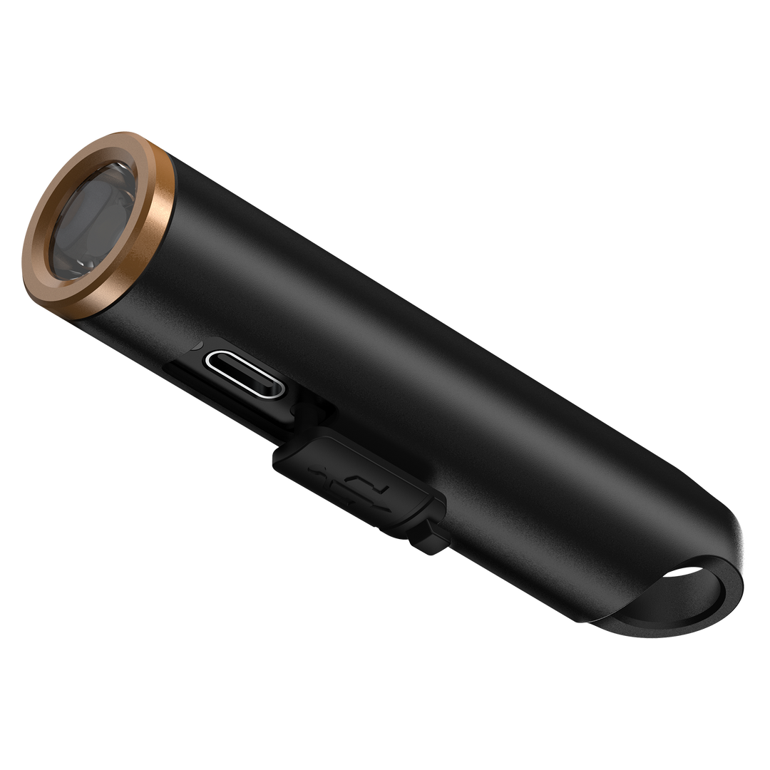Duracell DK100R LED Schlüsselleuchte & Taschenlampe mit USB-C Ladeanschluss und LiPo Akku